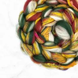 Christmas Lights Top (85% Shetland Wool, 15% Sari Silk)