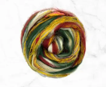 Christmas Lights Top (85% Shetland Wool, 15% Sari Silk) – Bild 2