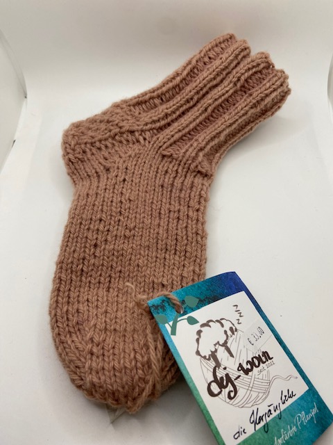 Socken rotbraun aus dej_woîn Gr. 36/37 – Bild 2